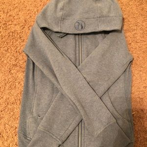 LIGHT BLUE LULULEMON SCUBA HOODIE